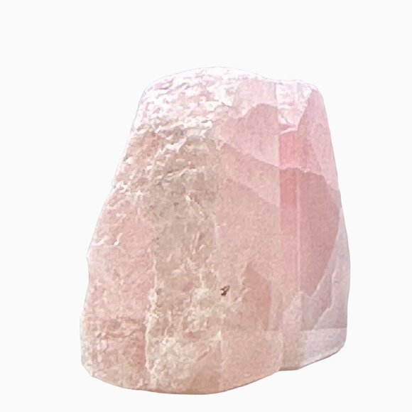 Natural Crystal Bookends, Rose Quartz, Natural Characteristics, Pink Decor (BA) - Picture 3 of 10